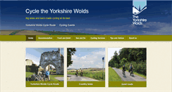 Desktop Screenshot of cycleyorkshirewolds.com