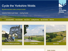 Tablet Screenshot of cycleyorkshirewolds.com